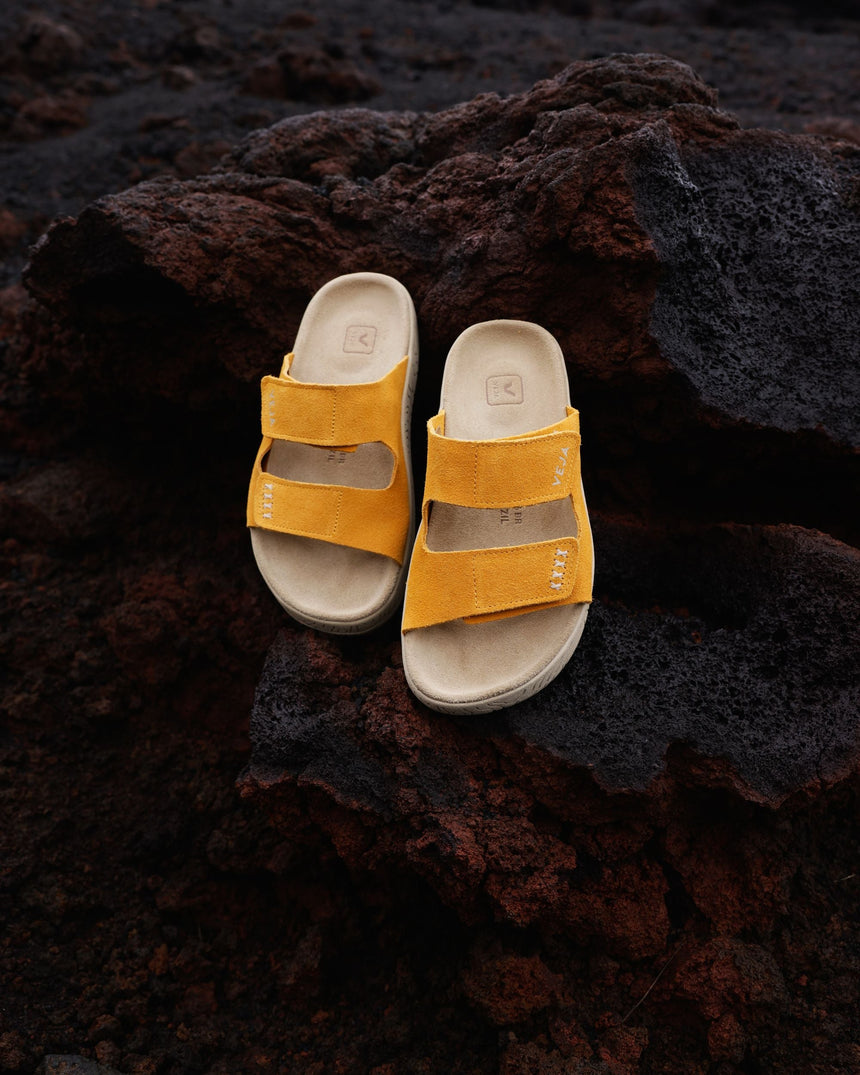 VEJA Etna Suede Soft Kadın Terlik Safran Almond/Almond