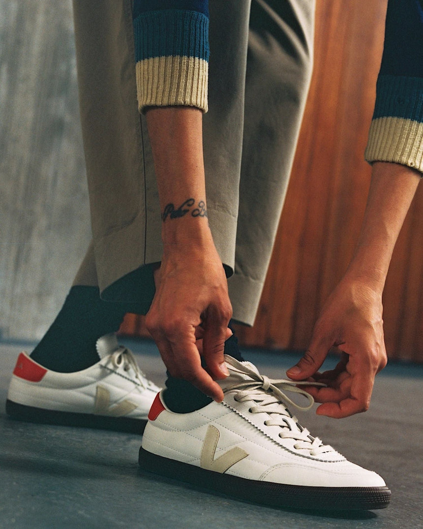 VEJA Panenka Organic Traced Leather Erkek Sneaker