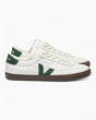 VEJA Panenka Organic Traced Leather Suede Logo Erkek Sneaker White/Cyprus Eagle