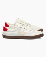 VEJA Panenka Organic Traced Leather Kadın Sneaker White Pierre/Pekin Bark