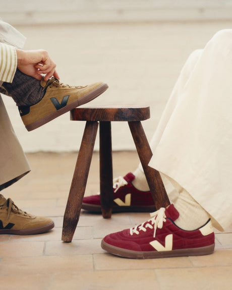 VEJA Panenka Suede Erkek Sneaker Grenat/Sun/Bark