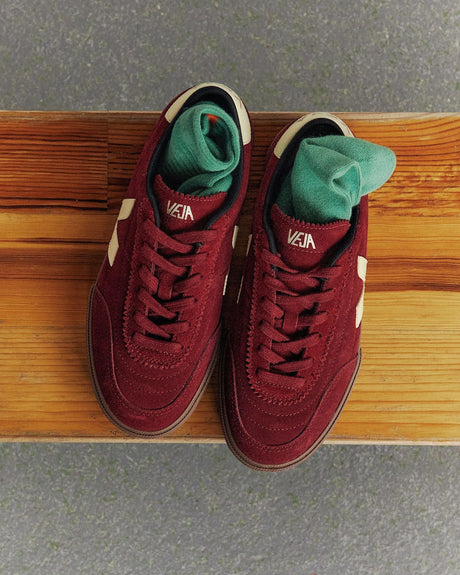 VEJA Panenka Suede Erkek Sneaker Grenat/Sun/Bark