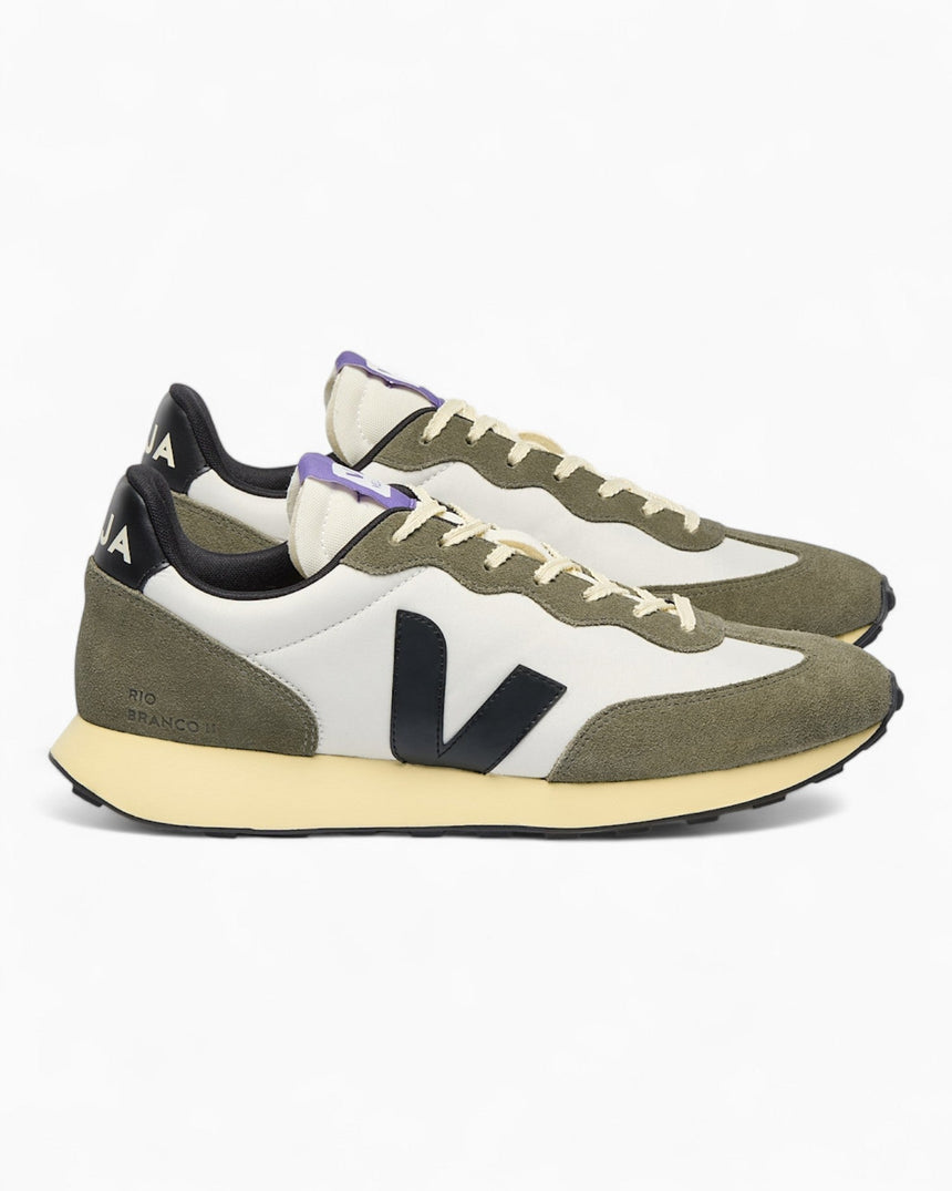 VEJA Rio Branco II Nolyn Erkek Sneaker Natural/Black/Kaki