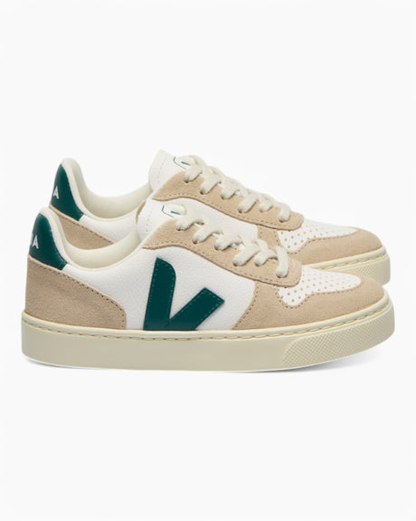 VEJA Small V-10 Laces Chromefree Leather Çocuk Sneaker
