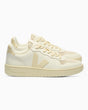 VEJA V-10 Leather Erkek Sneaker Pure/Calcaire