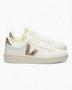VEJA V-10 Leather Kadın Sneaker Extra White/Platine