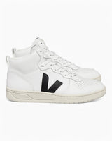 VEJA V-15 Leather Erkek Sneaker Extra White/Black