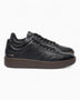 VEJA V-90 Leather Erkek Sneaker Full Black/Eagle