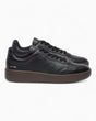 VEJA V-90 Leather Erkek Sneaker Full Black/Eagle