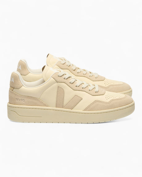 VEJA V - 90 Leather Kadın Sneaker Cashew/Oat