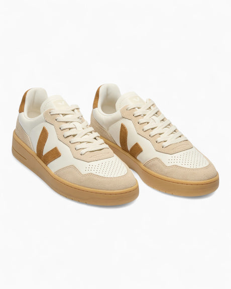 VEJA V-90 Leather Suede Logo Kadın Sneaker