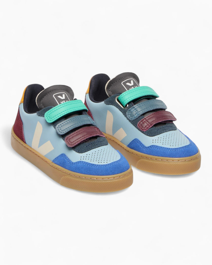 VEJA Veja X Milk Small V-90 O.T. Leather Çocuk Sneaker Steel/Pierre