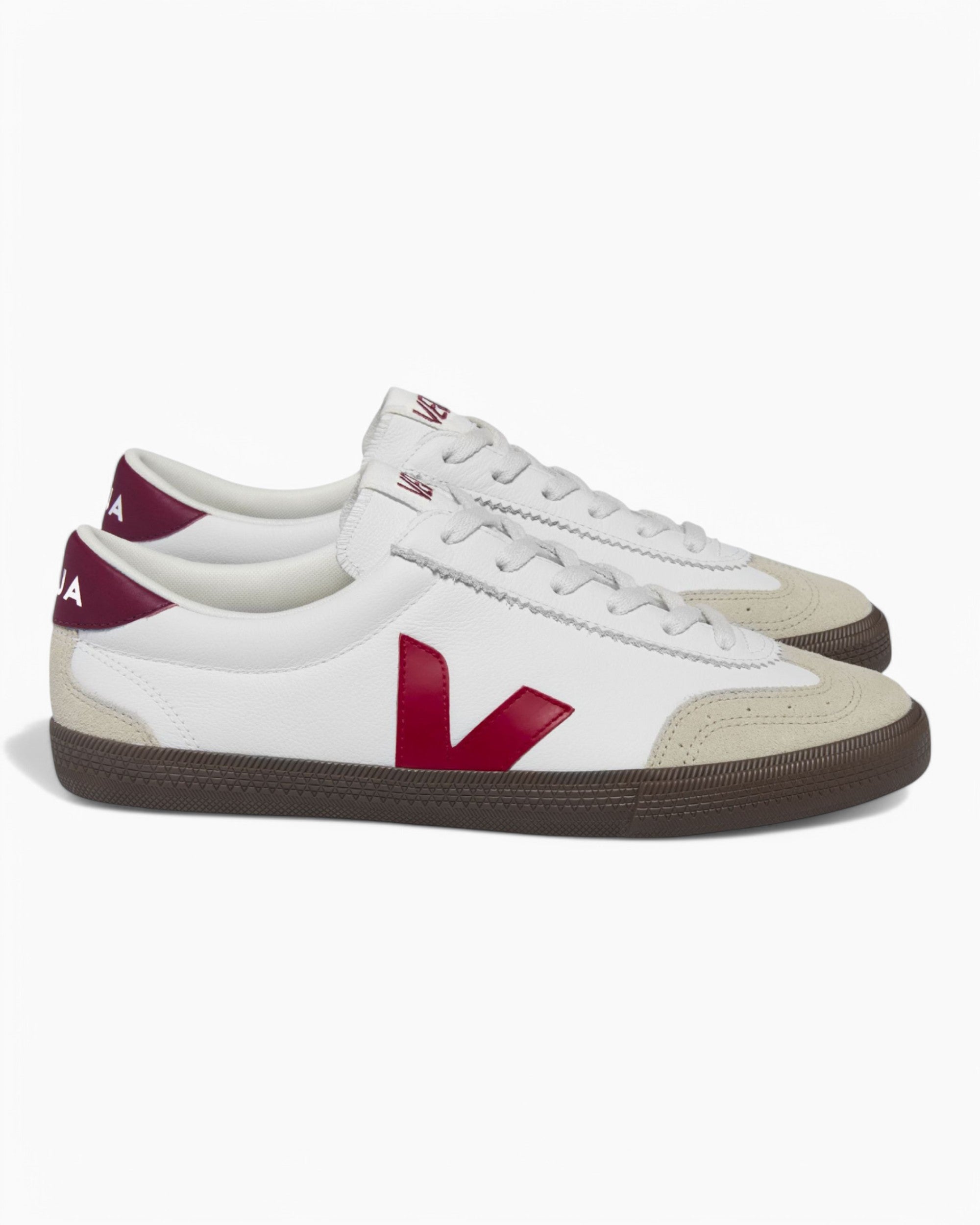 VEJA Volley Organic Traced Leather Erkek Sneaker - vitruta