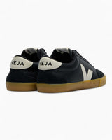 VEJA Volley Organic Traced Leather Kadın Sneaker Black/Pierre