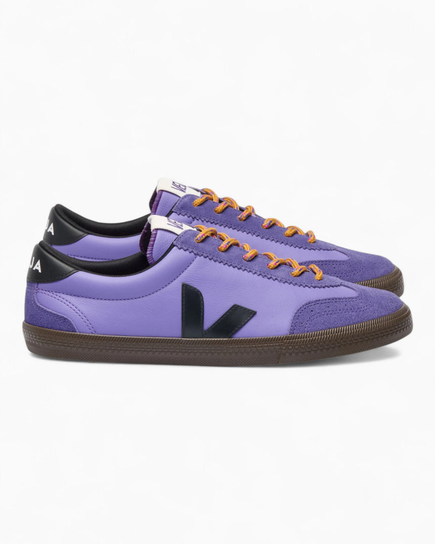 VEJA Volley Organic Traced Leather Kadın Sneaker Joker/Black/Eagle