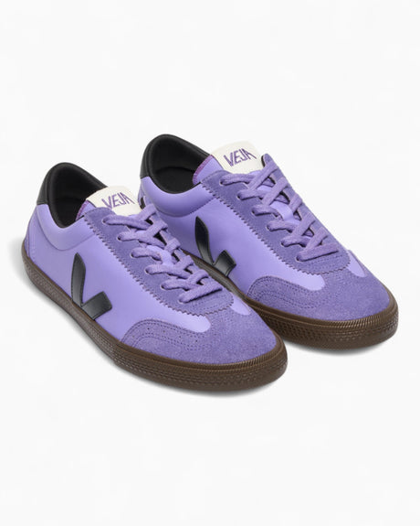 VEJA Volley Organic Traced Leather Kadın Sneaker Joker/Black/Eagle