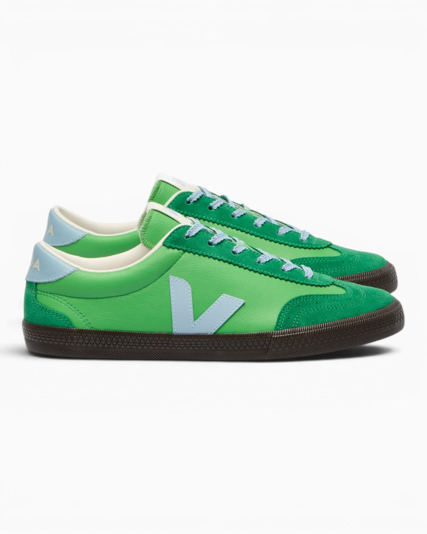 VEJA Volley Organic Traced Leather Kadın Sneaker Leaf/Steel/Eagle