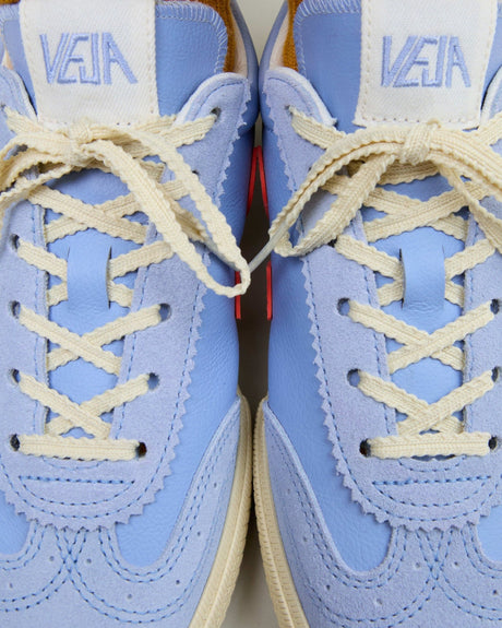 VEJA Volley Organic Traced Leather Suede Panel Kadın Sneaker