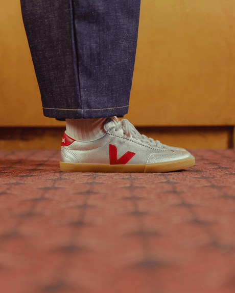 VEJA Volley Organic Traced Leather Kadın Sneaker