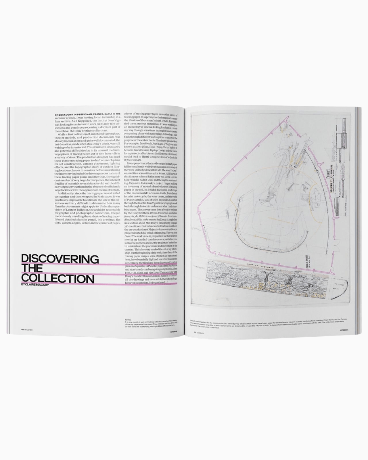 MUBI Notebook Issue - Step 1: Hold Magazine In Your Hands