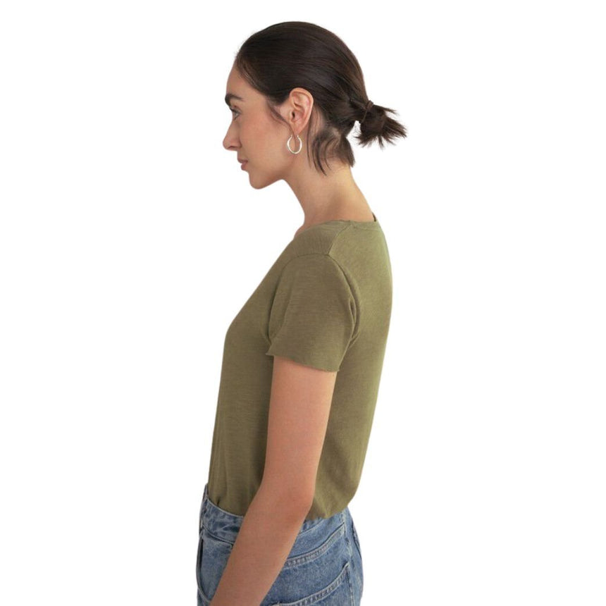 American Vintage Jacksonville Kadın V-Neck T-Shirt 