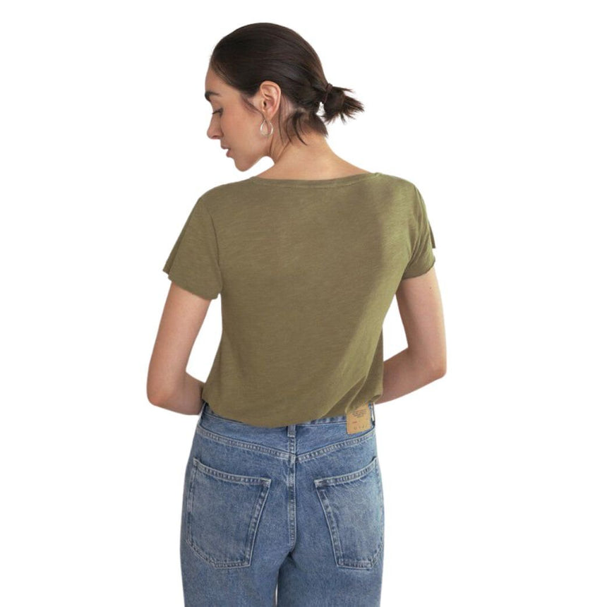 American Vintage Jacksonville Kadın V-Neck T-Shirt 