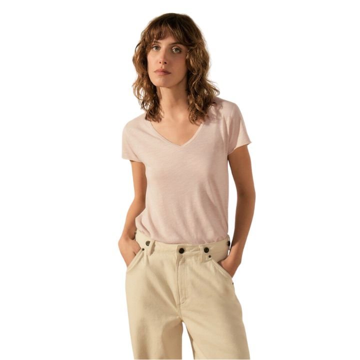 American Vintage Jacksonville Kadın V-Neck T-Shirt 