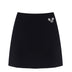 Anais&Margaux Court Mid-Rise Skirt Black Siyah