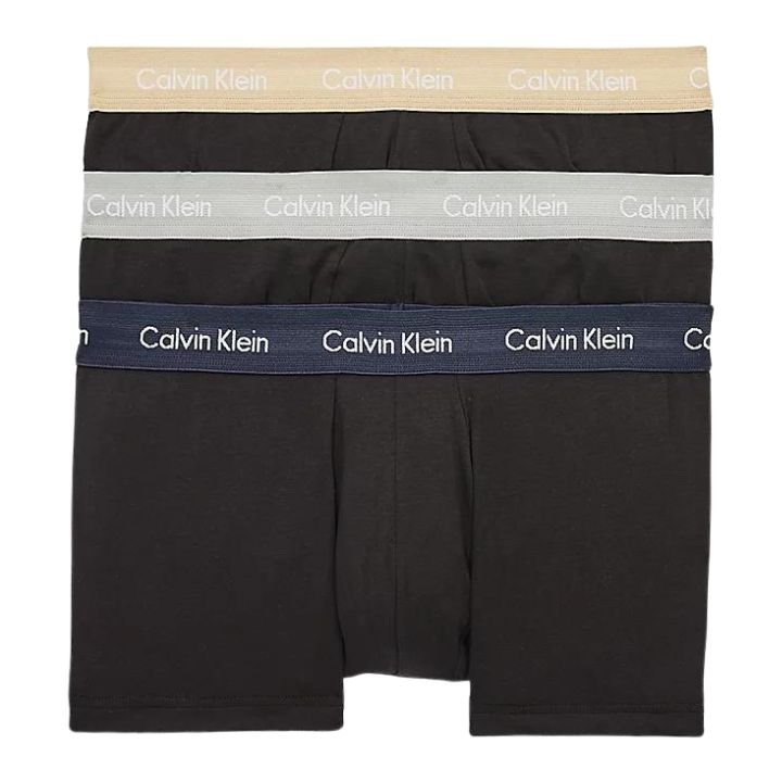 Calvin Klein Low Rise Trunk 3PK Cotton Stretch Erkek vitruta